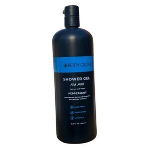 Body Glove - Shower Gel For Men Peppermint, Aloe Vera, Vitamin E - 33.8 fl oz